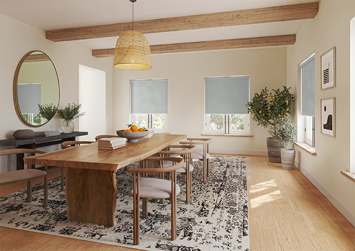 Levant (FR Blackout), Pearl Grey - Twist&Fit Roller Blind - Image 7